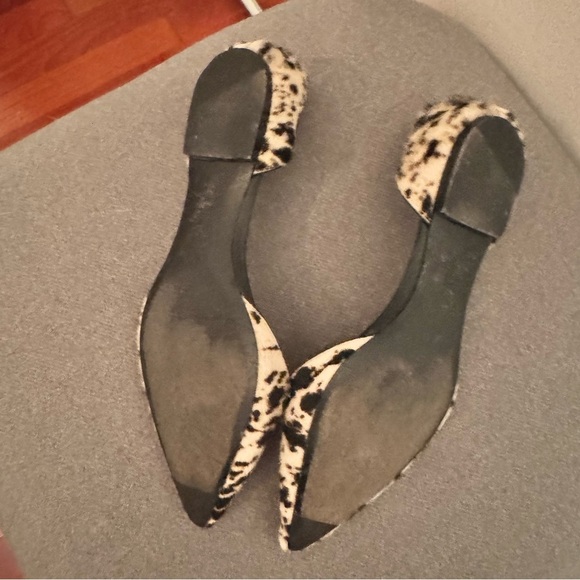 3.1 Phillip Lim Devon d'Orsay Flat Pointed Toe Shoe Size 38 Cow Skin - Picture 7 of 7